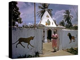 December 1946: a Hindu Temple on the Outskirts of Port Au Prince, Haiti-Eliot Elisofon-Stretched Canvas