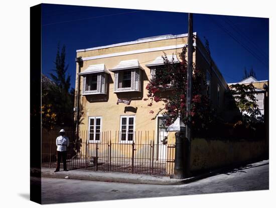 December 1946: an 18th-Century George Washington House on Upper Bay Street in Bridgetown, Barbados-Eliot Elisofon-Stretched Canvas