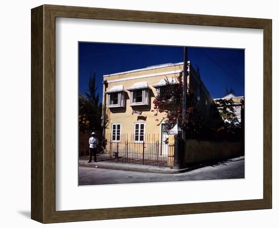 December 1946: an 18th-Century George Washington House on Upper Bay Street in Bridgetown, Barbados-Eliot Elisofon-Framed Photographic Print