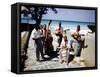 December 1946: Band at the Kastillito Club in Veradero Beach Hotel, Cuba-Eliot Elisofon-Framed Stretched Canvas