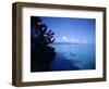 December 1946: Boaters in Montego Bay Seen from Casablance, Jamaica-Eliot Elisofon-Framed Photographic Print