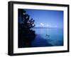 December 1946: Boaters in Montego Bay Seen from Casablance, Jamaica-Eliot Elisofon-Framed Photographic Print