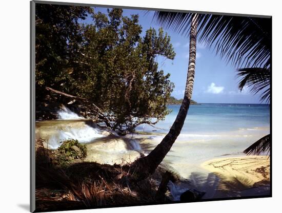 December 1946: Dunn's River Falls at Ocho Rios, Jamaica-Eliot Elisofon-Mounted Photographic Print