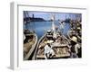 December 1946: Fishermen at in Port Au Prince Harbor in Haiti-Eliot Elisofon-Framed Photographic Print