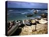 December 1946: Fishing Fleet at Bathsheba, Barbados-Eliot Elisofon-Stretched Canvas