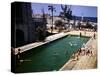 December 1946: Guests Swimming at the Pool at the Hotel Nacional in Havana, Cuba-Eliot Elisofon-Stretched Canvas