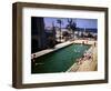 December 1946: Guests Swimming at the Pool at the Hotel Nacional in Havana, Cuba-Eliot Elisofon-Framed Photographic Print