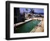 December 1946: Guests Swimming at the Pool at the Hotel Nacional in Havana, Cuba-Eliot Elisofon-Framed Photographic Print