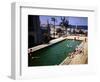 December 1946: Guests Swimming at the Pool at the Hotel Nacional in Havana, Cuba-Eliot Elisofon-Framed Photographic Print