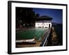 December 1946: Guests Swimming in the Pool at Myrtle Bank Hotel in Kingston, Jamaica-Eliot Elisofon-Framed Photographic Print