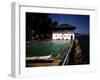 December 1946: Guests Swimming in the Pool at Myrtle Bank Hotel in Kingston, Jamaica-Eliot Elisofon-Framed Photographic Print