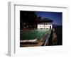 December 1946: Guests Swimming in the Pool at Myrtle Bank Hotel in Kingston, Jamaica-Eliot Elisofon-Framed Photographic Print