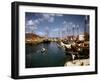 December 1946: Harbor Police in a Row Boat in Bridgetown Harbor, Barbados-Eliot Elisofon-Framed Photographic Print