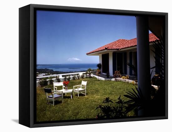 December 1946: Hotel La Citadelle in Port Au Prince, Haiti-Eliot Elisofon-Framed Stretched Canvas