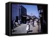 December 1946: Passersby at Market Street in Montego Bay, Jamaica-Eliot Elisofon-Framed Stretched Canvas