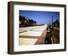 December 1946: Pathway to El Morro Castle in Havana, Cuba-Eliot Elisofon-Framed Photographic Print