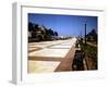 December 1946: Pathway to El Morro Castle in Havana, Cuba-Eliot Elisofon-Framed Photographic Print