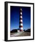 December 1946: Red and White Lighthouse in Barbados-Eliot Elisofon-Framed Photographic Print