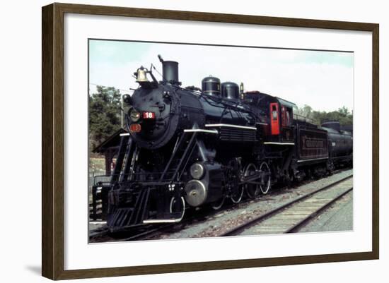 December 1946: Train Passing by on a Railroad in the West Indies-Eliot Elisofon-Framed Photographic Print