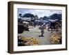 December 1946: Vendors at an Open Air Market at Petionville, Haiti-Eliot Elisofon-Framed Photographic Print