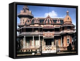 December 1946: Victorian House in Port of Spain, Trinidad-Eliot Elisofon-Framed Stretched Canvas