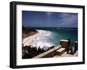 December 1946: View of a Beach in Jamaica-Eliot Elisofon-Framed Photographic Print