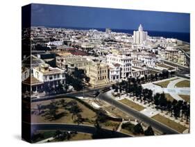 December 1946: View of Havana Looking West from the Hotel Nacional, Cuba-Eliot Elisofon-Stretched Canvas