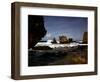 December 1946: Waves Crashing Against the Rocks on the Coastline of Havana, Cuba-Eliot Elisofon-Framed Photographic Print