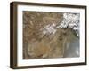 December 26, 2005, Satellite View of Afghanistan-Stocktrek Images-Framed Photographic Print