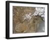 December 26, 2005, Satellite View of Afghanistan-Stocktrek Images-Framed Photographic Print