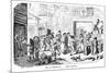 December - Boxing Day, 19th Century-George Cruikshank-Mounted Giclee Print