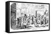 December - Boxing Day, 19th Century-George Cruikshank-Framed Stretched Canvas