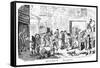 December - Boxing Day, 19th Century-George Cruikshank-Framed Stretched Canvas