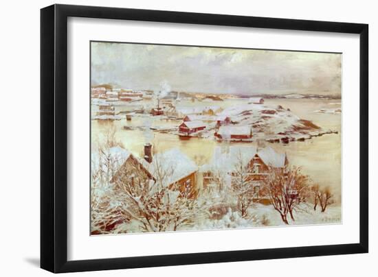 December Day-Albert Edelfelt-Framed Giclee Print