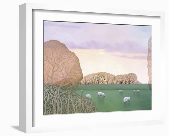 December Dusk, 2008-Ann Brain-Framed Giclee Print