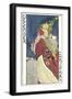 December Father Christmas-Found Image Holdings Inc-Framed Photographic Print