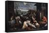 December (From the Series 'The Seasons), Late 16th or Early 17th Century-Leandro Bassano-Framed Stretched Canvas