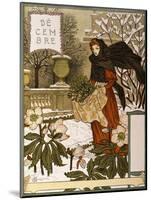 December, Illustration from the Fine Art Portofolio 'Le Mois', 1896-Eugene Grasset-Mounted Premium Giclee Print