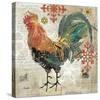 December Rooster-null-Stretched Canvas