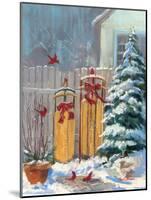 December Sleds-Carol Rowan-Mounted Art Print