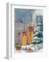 December Sleds-Carol Rowan-Framed Premium Giclee Print