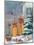 December Sleds-Carol Rowan-Mounted Premium Giclee Print