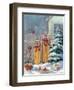 December Sleds-Carol Rowan-Framed Art Print