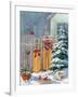 December Sleds-Carol Rowan-Framed Art Print