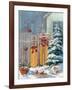 December Sleds-Carol Rowan-Framed Art Print