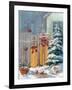 December Sleds-Carol Rowan-Framed Art Print