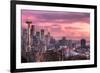 December Sunset in Seattle-MorrieC-Framed Photographic Print