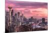 December Sunset in Seattle-MorrieC-Mounted Photographic Print