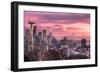 December Sunset in Seattle-MorrieC-Framed Photographic Print