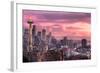 December Sunset in Seattle-MorrieC-Framed Photographic Print